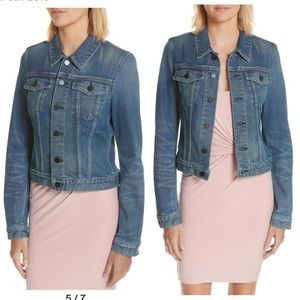 Denim X Alexander Wang Axle Denim Jacket In Vintage Medium Indigo